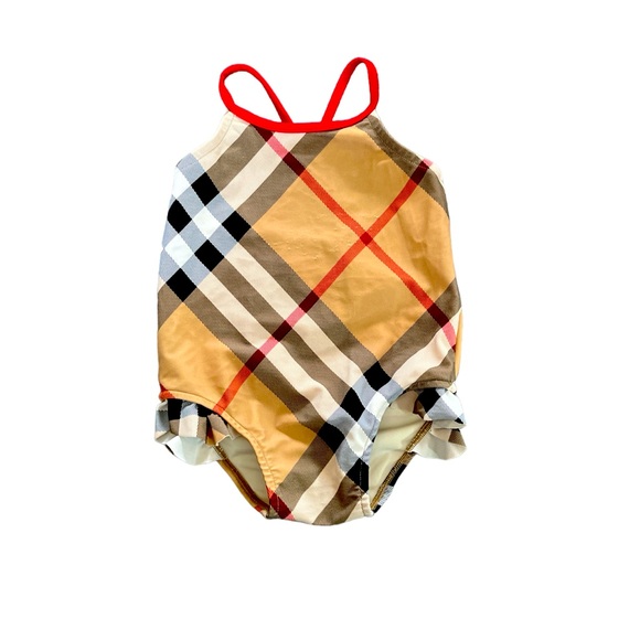 Burberry Baby Girls sz 18 months Noa Check Swimsuit